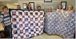 Quilt Guild donates quilts to skilled nursing and therapy