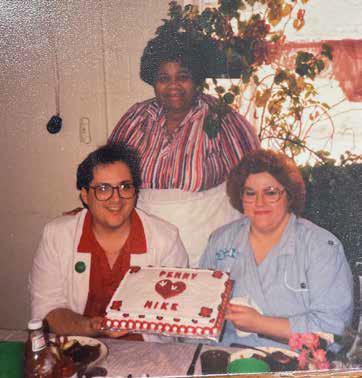 Who remembers Norma Jean Taylor? This sweet woman had a restaurant here in Mangum back in the day. She is shown here presenting an anniversary cake to Mike and Penny Bush on March 17, 1990 at here restaurant that was located next to the present day American Legion building. Skip ahead a few years, and the Bushs celebrated their 40th wedding anniversary this past Sunday.