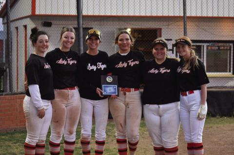 Congrats to all six Mangum High School Lady Tiger Softball Seniors for being named All District and Honorable Mention. Class 3a District 1, All-District: Hadley Zachary, Morgan White, Landri Lively, and Mady Paxton. All-District Honorable Mention: Messina Taylor, and Jaylyn Hamon.